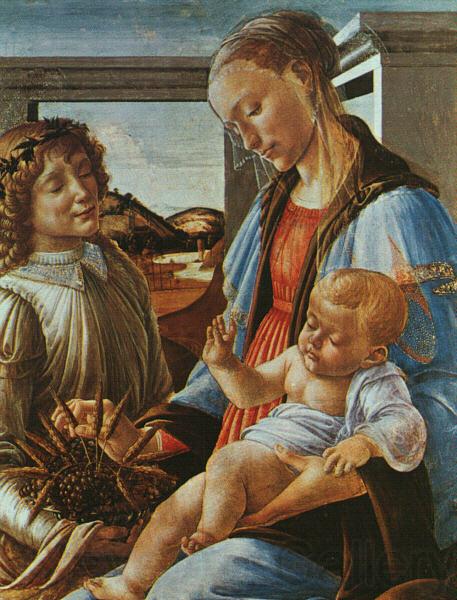 Sandro Botticelli Madonna and Child with an Angel Germany oil painting art